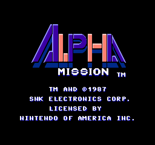 Alpha mission u 001